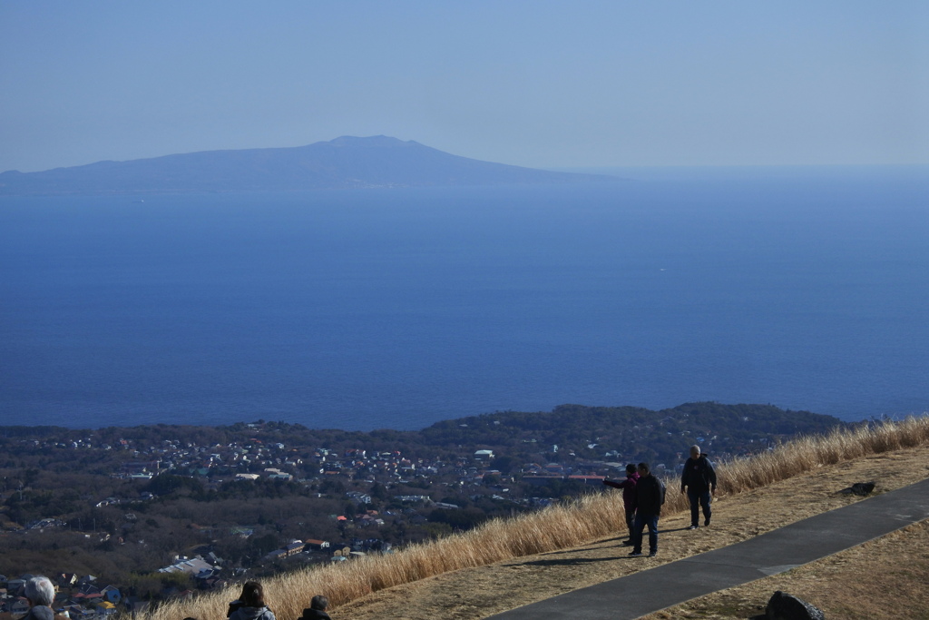 大室山から　伊豆大島