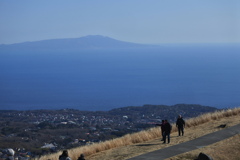 大室山から　伊豆大島