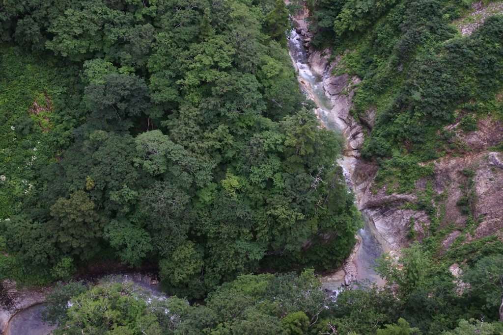 城ヶ倉大橋から