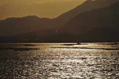 夕暮れの瀬戸内海
