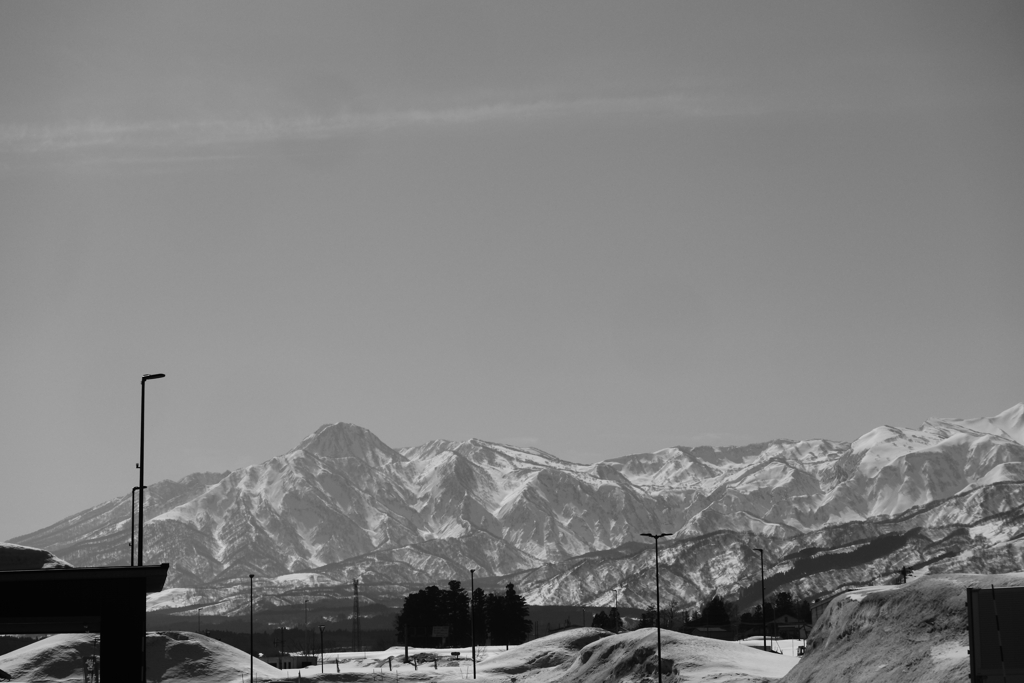 道の駅からモノクロ