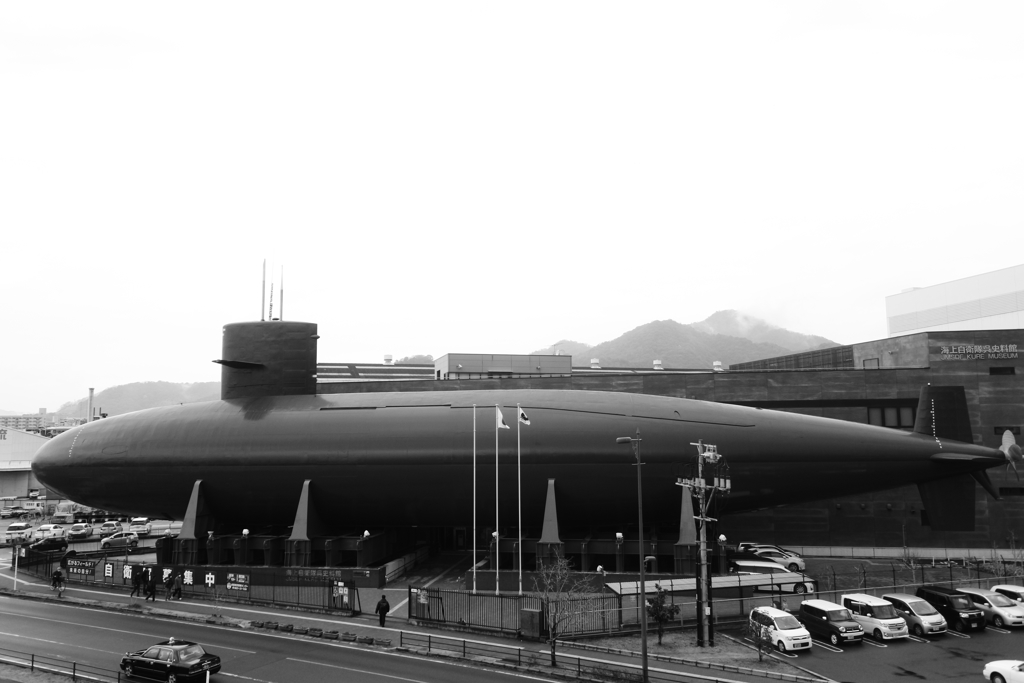 上から見たてつのくじら館