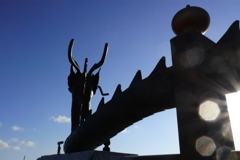 後ろ姿のドラゴン