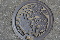 マンホール　市川市。