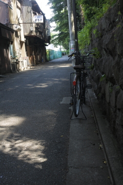 木漏れ日の路地裏