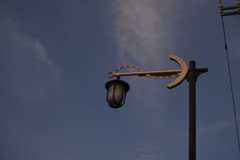港町の街灯