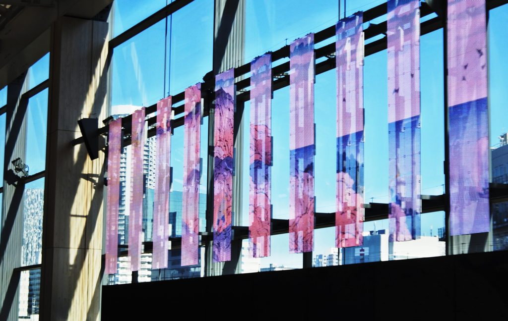 駅シリーズ～映し出される浮世絵