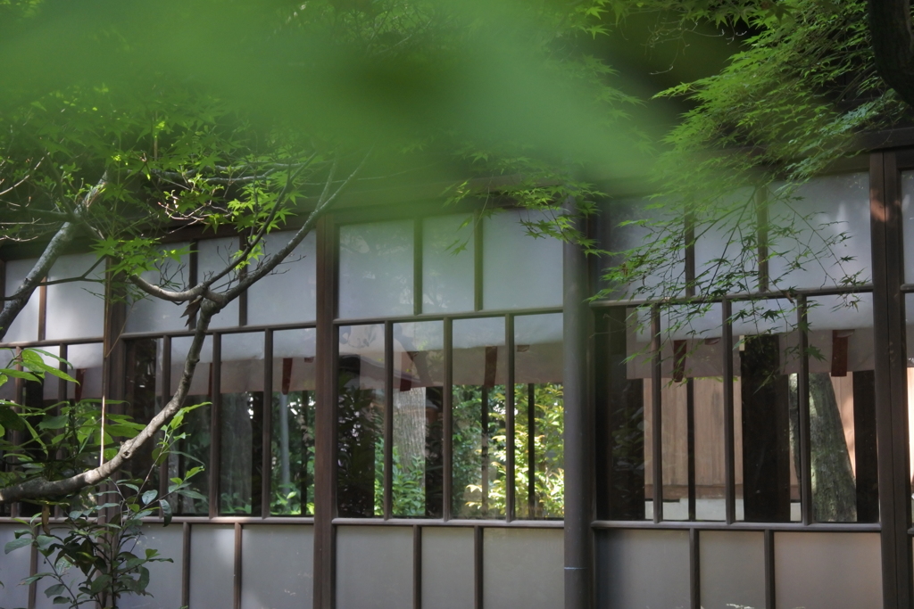 七社神社　渡り廊下