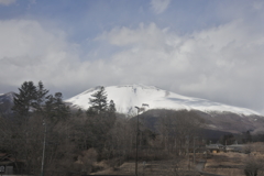 雪の浅間山が見たい