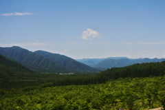 観音沼駐車場から