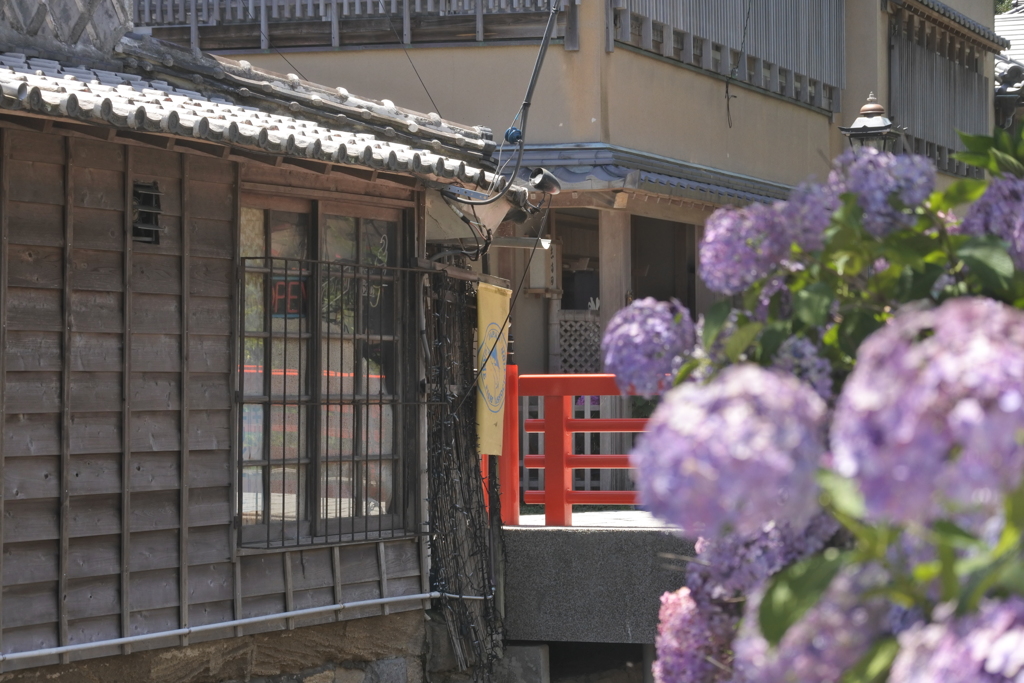 ペリーロードをご一緒に　赤い橋