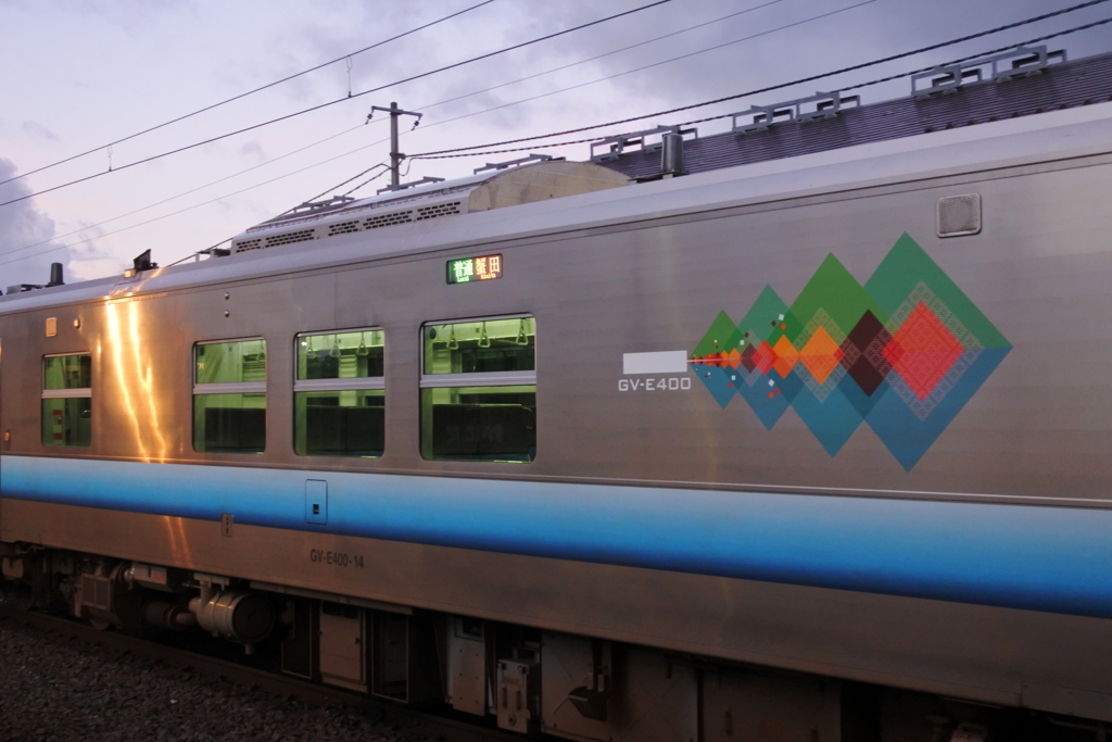 三厩駅発蟹田行き