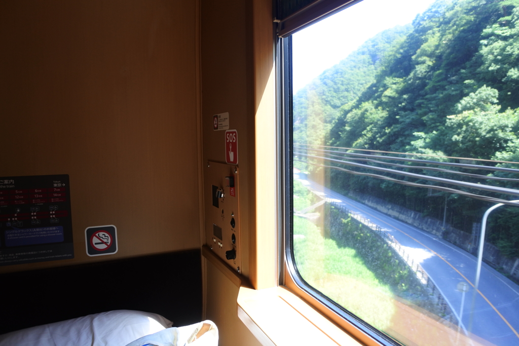 サンライズ出雲車窓から