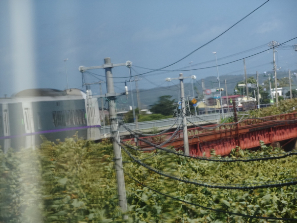 列車はカーブに差し掛かる