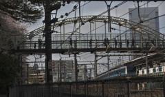 跨線橋から