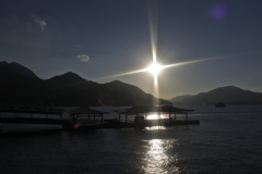 宮島に別れを告げて