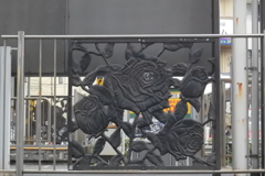 町屋の薔薇