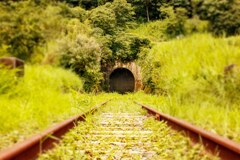 廃線の先に
