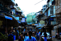 西貢の商店街