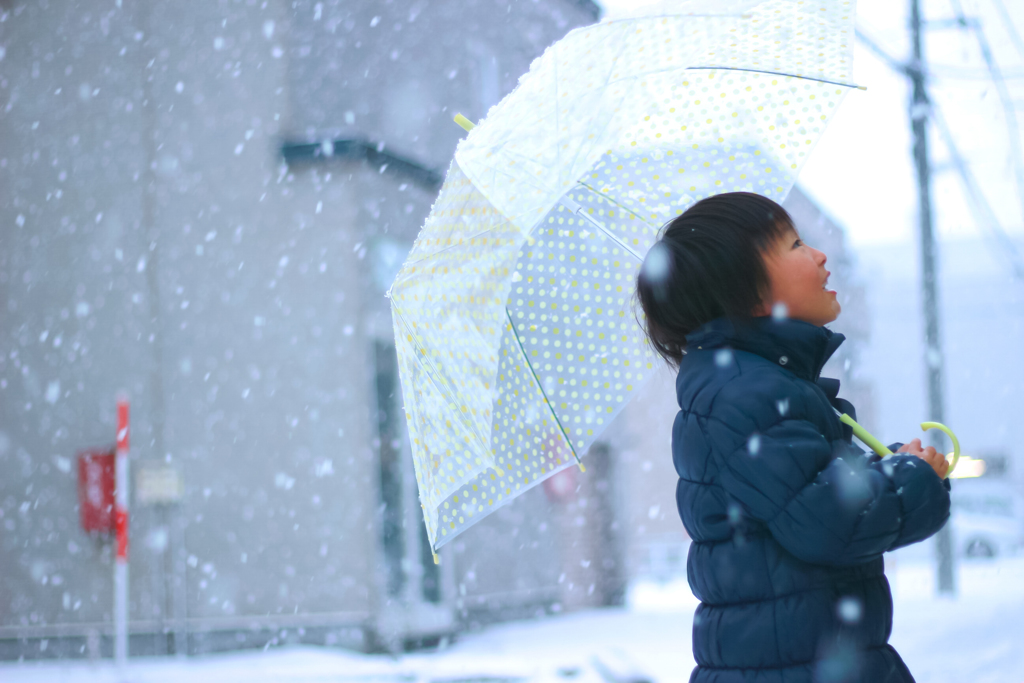 わぁ雪だ！