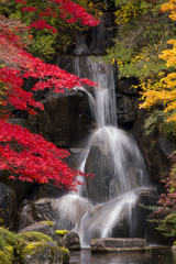 紅葉と滝＃2