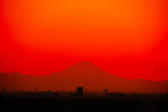 富士山inレッド