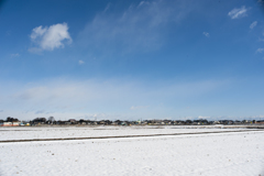 残雪風景２