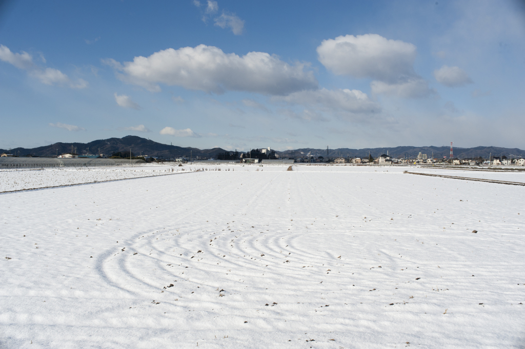 残雪風景６