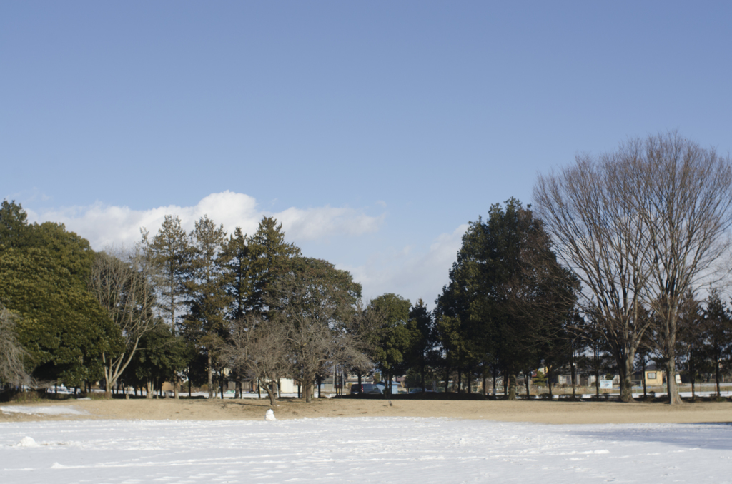 残雪風景１１