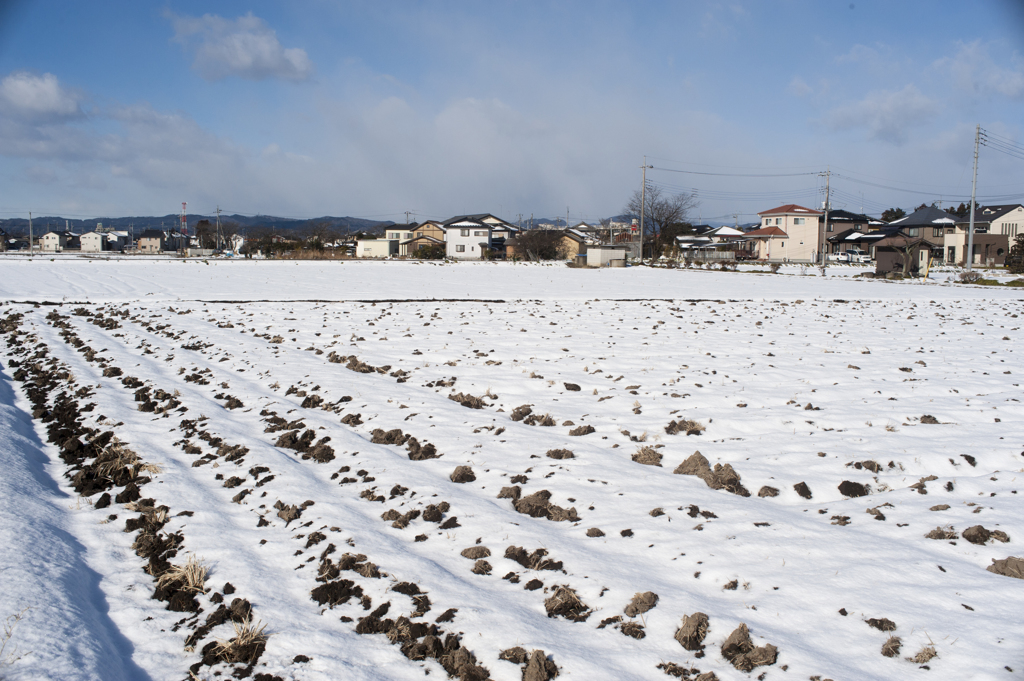 残雪風景７