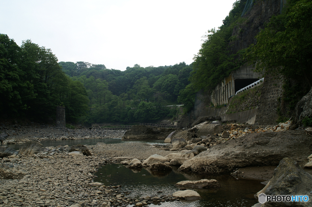 布引電気鉄道千曲川橋梁跡2008