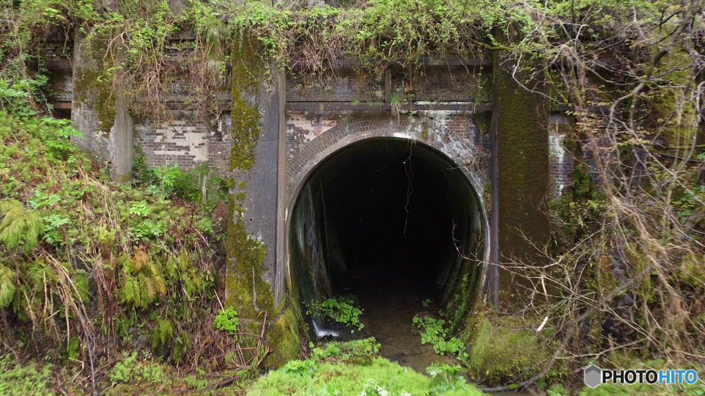 信越本線旧線 塚山第一トンネル(塚山側坑門)