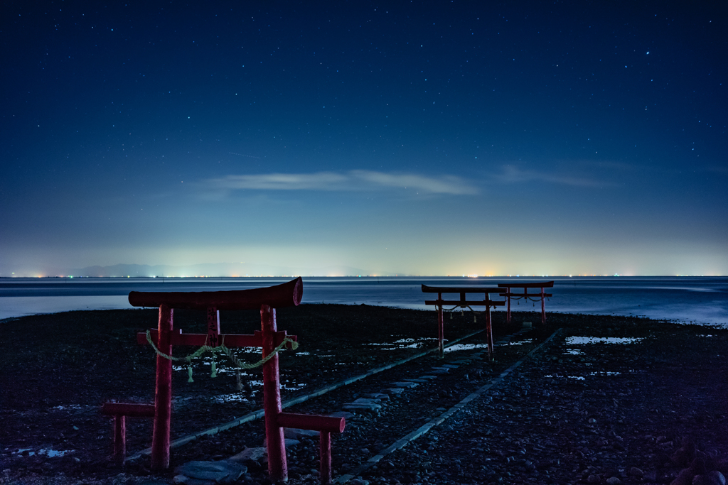 佐賀鹿島　海中鳥居