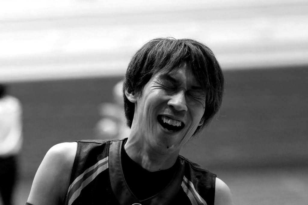 試合後の笑顔