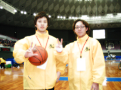 Two of the tournament staff.