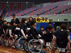 試合前
