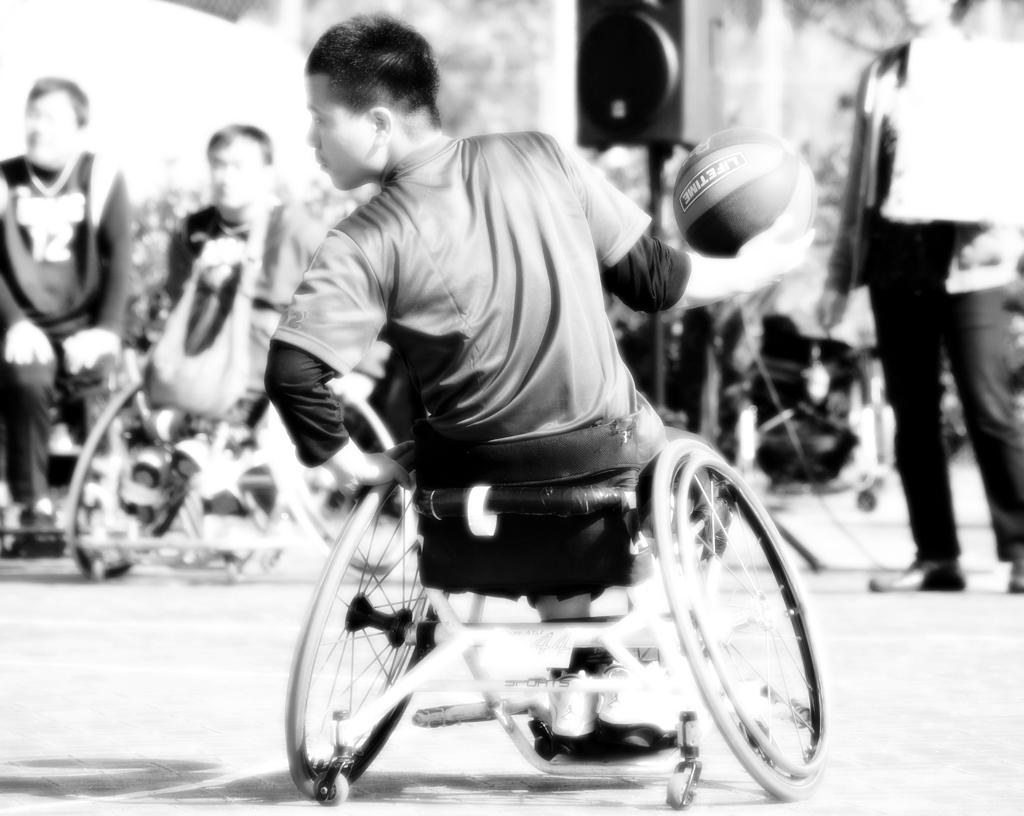 His dribble is a galaxy.