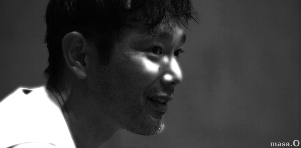 A smile after the match.