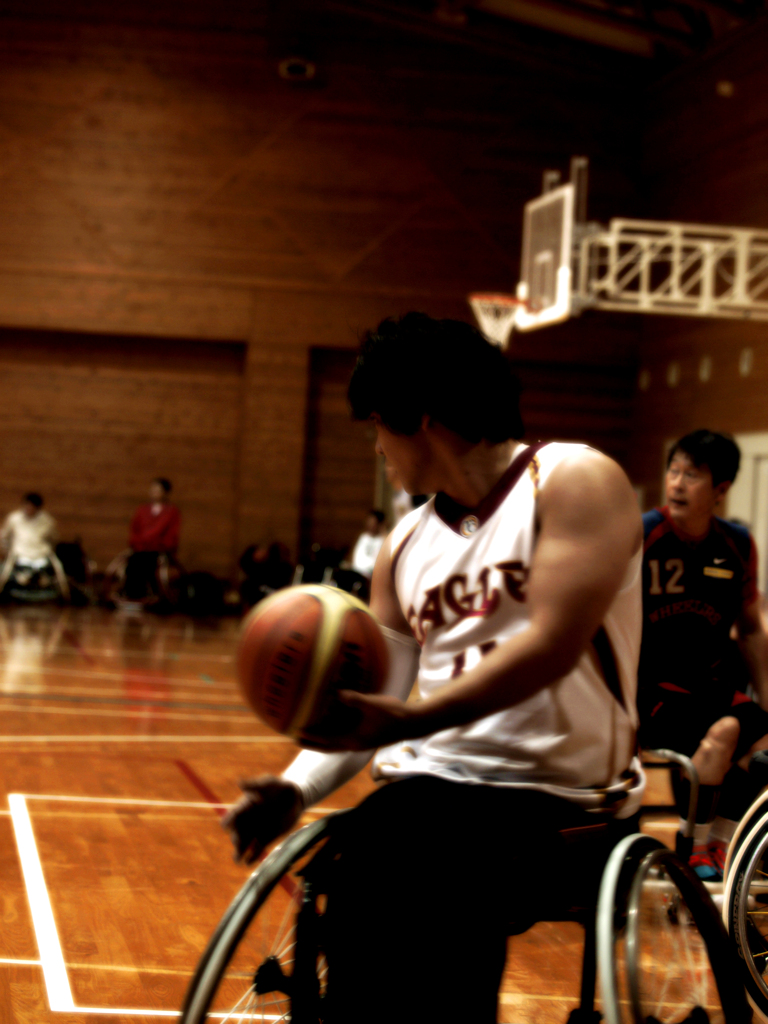 In a serious game.