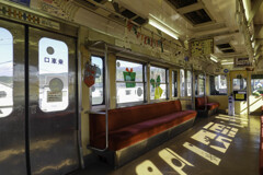 電車の中はクリスマス
