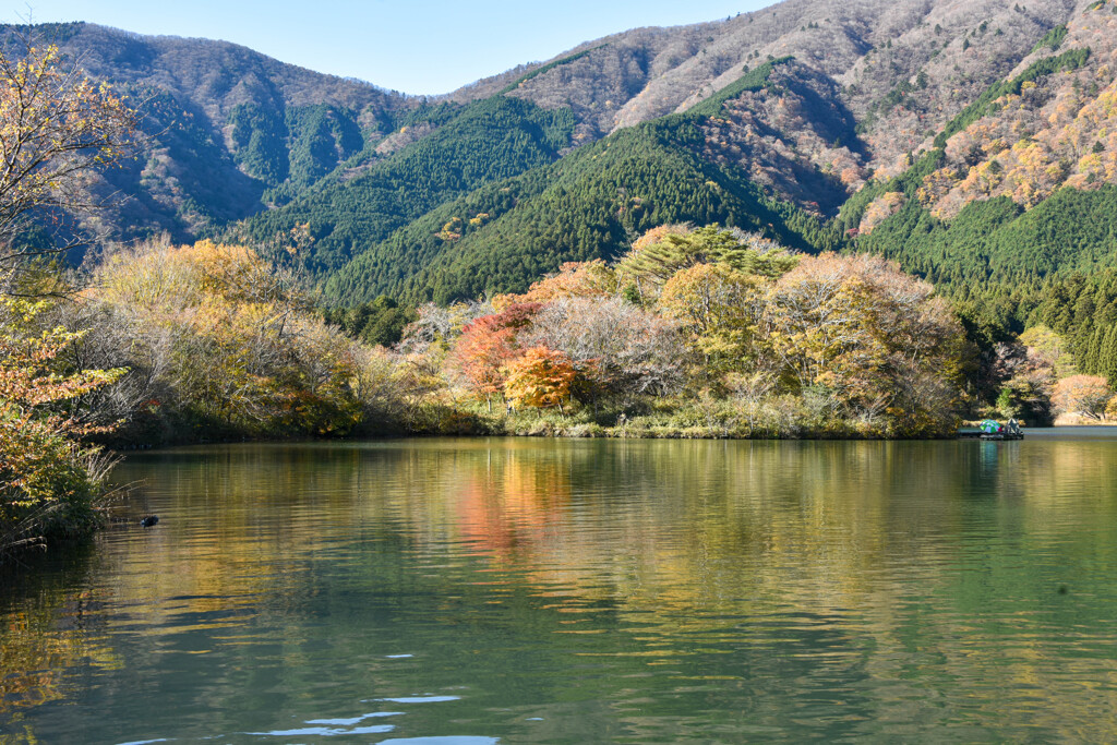 田貫湖の秋色