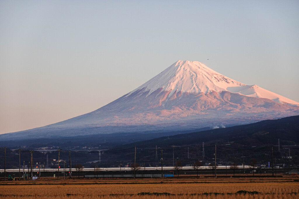 今朝の富士山