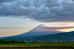 今朝の富士山