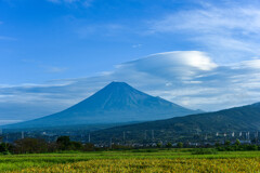 今朝の富士山