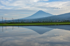 今朝の富士山