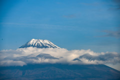 富士山と雲