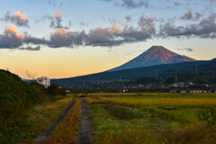 雪なし富士山