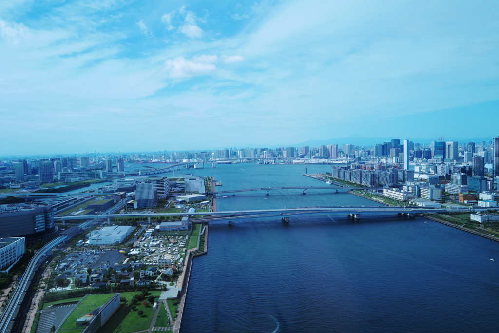 豊洲の朝景色