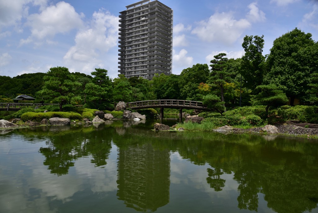 都会の庭園