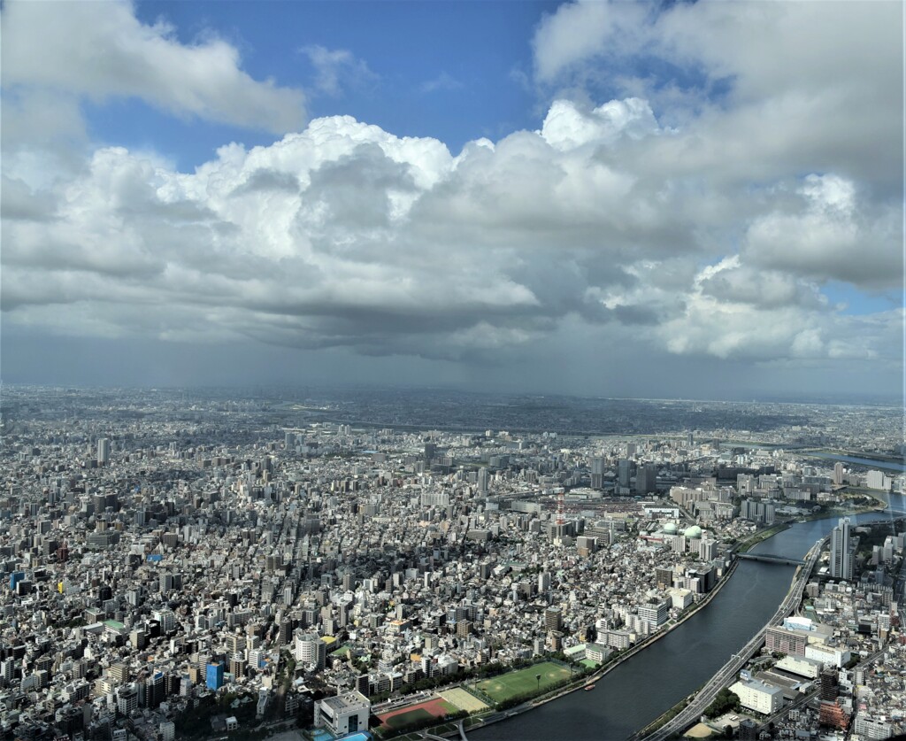 嵐の前の静けさ～スカイツリー展望台